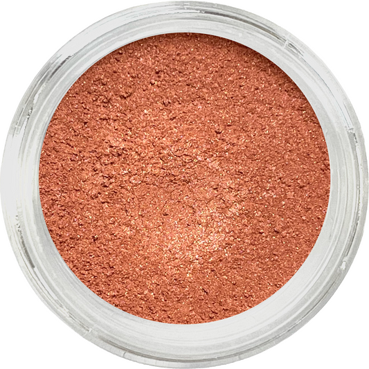 celosia orange satin pearl eye shadow