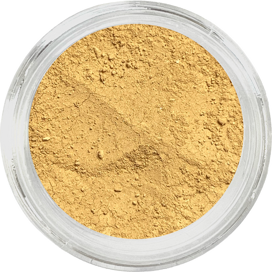 golden medium tan mineral foundation