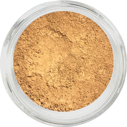 warm dark mineral foundation