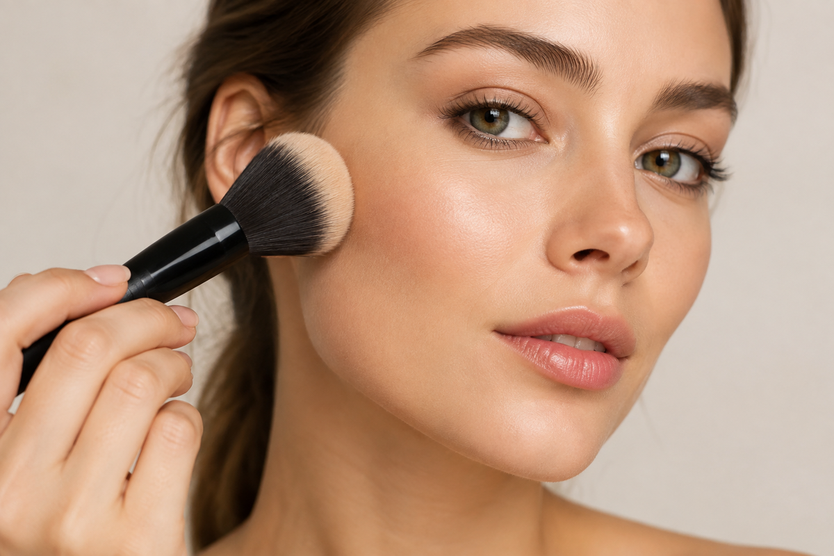 applying foundation